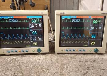 Kardiomonitory Mindray MEC - 2000 + Gratis - Cena za dwa. Czytaj opis.