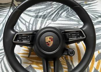 Kierownica MULTIFUNKCYJNA podgrzewana Porsche Macan 19-24 łopatki airbag