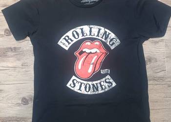 Czarna koszulka T-shirt Rolling Stones 1978 Musidor