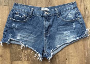 Spodenki jeansowe L XL krótkie spodenki szorty