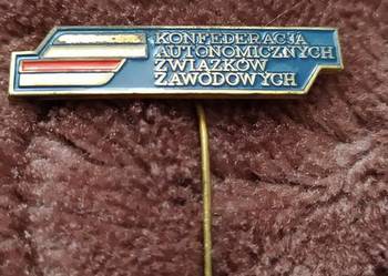 przypinka konfederacja autonomicznych związków zawodowych