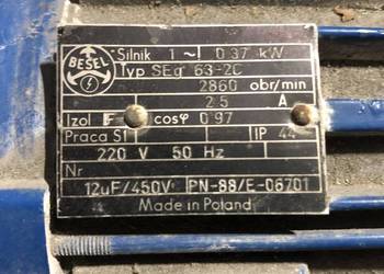 Silnik elektryczny 230V 0,37 kW