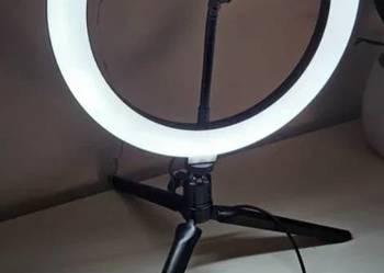 Lampa pierścieniowa Tracer Ring 26cm z mini statywem, gratis kamerka