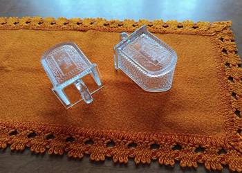 Szklane pojemniki z kredensu/ Antyk ok 1911 rok. Stan bardzo dobry