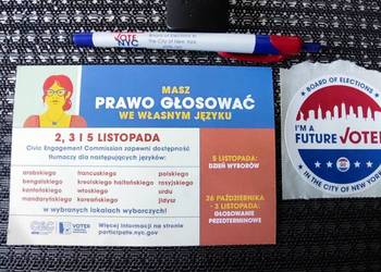 Pamiątki z głosowania z 2024 prezydenckiego w USA