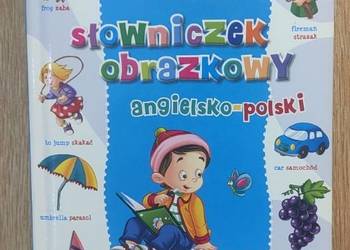 Książka Pierwszy słowniczek obrazkowy angielsko polski Olesiejuk kartonowa