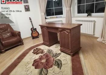 Stylowe Biurko Dwustronne Bekas Gabinetowe Dąb Rustikal Orze