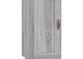 Szafka szary dąb sonoma 345x34x90 cm materiał drewnopochodny WM-830418