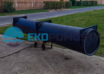 Pływak rurowy PE-HD 630mm - 4m, pomost pływający, platforma pływająca