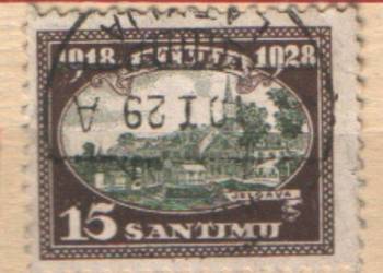 Zn. Łotwa Mi 133 kas 1928