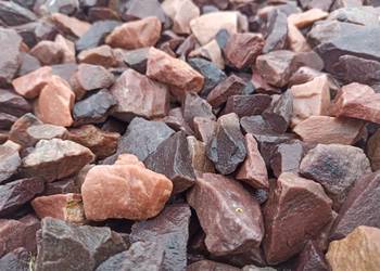 Grys czerwony Kwarcowy kamień czerwony brązowy Thasos Kostka Palisada grys