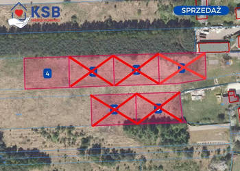 Działka pod dom w Magoniach pod lasem - 1200m2