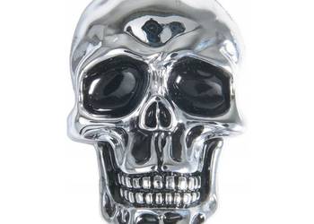CZASZKA NAKLEJKA 3D DEKORACJA DO MOTOCYKLA AUTA Z METALU