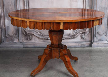 -ARTexpert- Stół stolik kawowy BIEDERMEIER z owalnym blatem ok. 1830r