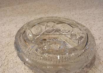 Popielniczka kryształowa z PRL Popielniczka kryształowa z PRL