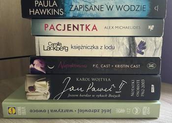 Książki Pacjentka Zapisane w wodzie Przyjaciółka Więzienny prawnik
