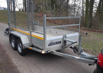 Przyczepka laweta samochodowa na minikoparkę 2t DMC