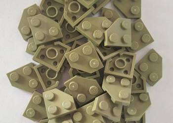 Lego Corner Plate 2x2 Olive Green pakiet 20szt