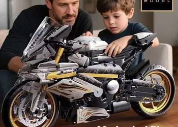 Klocki Motocyli 1:5 Idealny prezent dla dziecka 14-99 lat