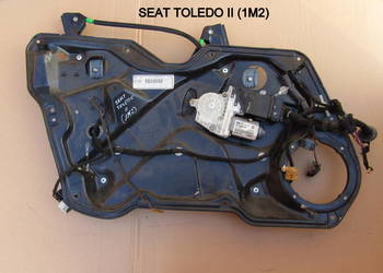 MECHANIZM OPUSZCZANIA SZYB PRZEDNI LEWY SEAT TOLEDO II 1M2646904 1J0959801