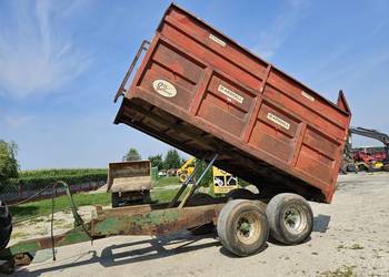 Przyczepa skorupowa,tandem Marshall 11 ton