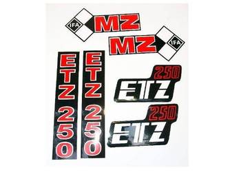 Komplet naklejek MZ ETZ 250 MZ 250 NAKLEJKI NOWE Sklep