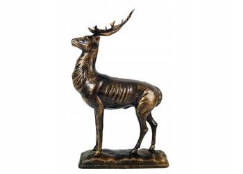 Żeliwna figura JELEŃ myślistwo prezent rzeźba Żeliwna figura JELEŃ myślistwo prezent rzeźba