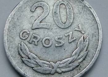 POLSKA-20 GROSZY-1961 r bz.-AL
