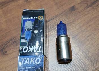 ŻARÓWKA 12V 35/35W H6 BA20D S. WHITE BEZ EEC TAKO