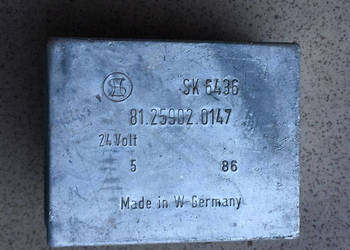 Sterownik Przekażnik MAN 81259020147 SK6436 Sterownik Przekażnik MAN 81259020147 SK6436