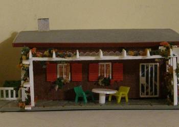 Domek na makietę nr 10 ,kolejka ,skala TT