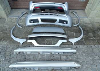 KOMPLETNY M-PAKIET BMW X3 E83 LIFT ZDERZAK LISTWY PROGI TITANSILBER 354