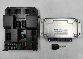 Sterownik Silnika Peugeot 307 1.6 16v 9650346080 0261207474 ZESTAW