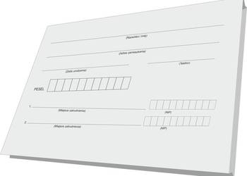 KOPERTY do historii choroby XL - 26×18×2 cm - 50 szt.