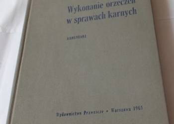 WYKONANIE ORZECZEŃ W SPRAWACH KARNYCH