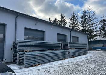 Regały paletowe dexion rama H400cm magazynowe trawersy 275cm przemysłowe
