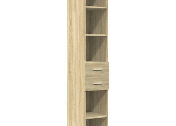 Wysoka szafka dąb sonoma 30x425x185 cm WM-846238
