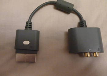 kabel adapter audio do konsoli do gier Xbox 360 Microsoft