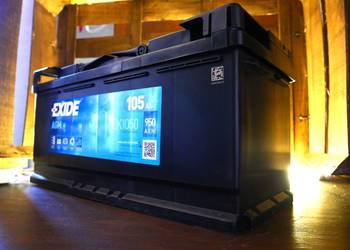 Akumulator 106Ah 950A EXIDE AGM START&STOP EK1060