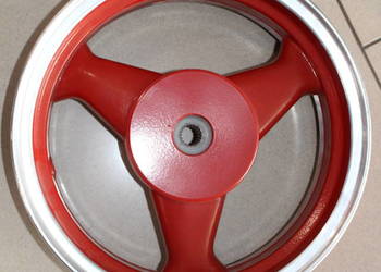 Felga koła tuning 12x3,5 TUBELESS Czerwona