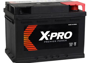 Akumulator X-PRO 55Ah 480A EN wysoki Prawy Plus