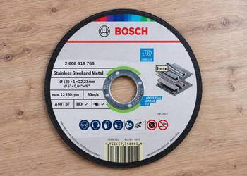 BOSCH Tarcza do Cięcia Metalu INOX 125x1,0x22,23 mm Professional
