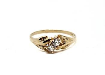 Złoty Pierścionek Próby 585 1,78g Rozmiar 15 Ocechowany