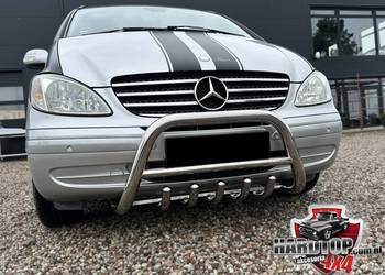 Orurowanie Mercedes Viano / Vito Przednie Niskie Kły Stal nierdzewna Barane