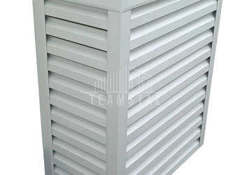 Osłona pompy ciepła 90x40x140 cm biały TS574