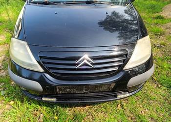 Citroen C3 maska zderzak 2x błotnik grill 2x reflektor przód front