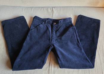 grube ciepłe sztruksy rozmiar 30/32