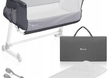 Łóżeczko dostawne LIONELO THEO moskitiera torba kółka POZNAŃ