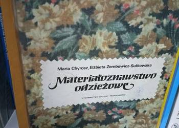 Materiałoznawstwo odzieżowe podręczniki szkolne księgarnia