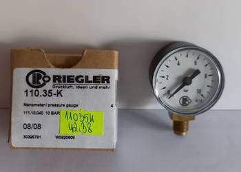 Manometr 0-10 barów marki Riegler